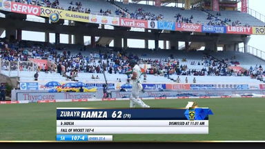 IND vs SA 2019, 3rd Test, Day 3: Zubayr Hamza Wicket