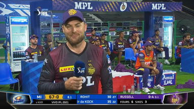 M34: MI vs KKR  – Brendon McCullum Interview