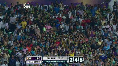 M33: KKR vs MI – Yusuf Pathan Six