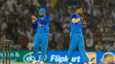 1 over, 2 DRS calls, 2 wickets