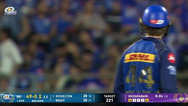 IPL 2026 M02: MI vs KKR - Ryan Rickelton Six