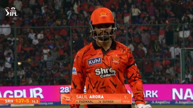 IPL 2026 M01: RCB vs SRH - Salil Arora Wicket