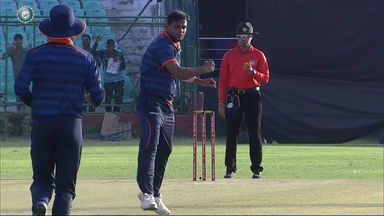 SMAT 2023: Castled! Sopariya cleans up Angkrish Raghuvanshi with a beauty
