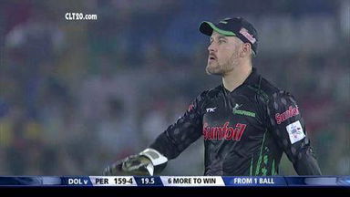 CLT20 2014 M4: DOL vs PER  –   Last Over