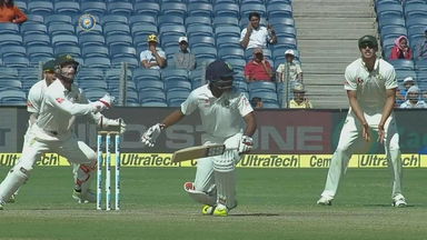IND vs AUS 2017 - 1st Test Day 3 : Jayant Yadav Wicket