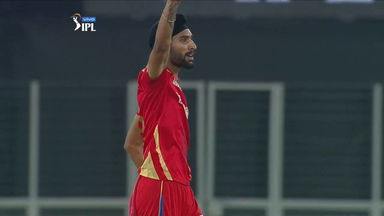 Harpreet's first-ball strike