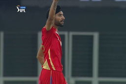 Harpreet's first-ball strike