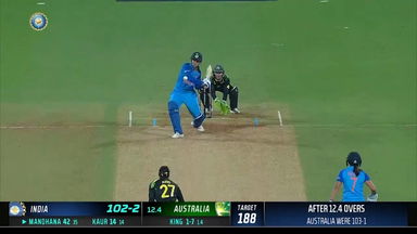 IND-W vs AUS-W 2022, 2ND T20I: Smriti Mandhana Six