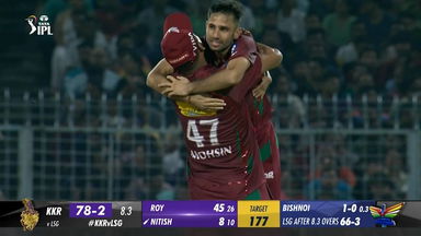 M68: KKR vs LSG – Fall of Wickets