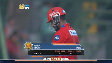M53: GL vs SRH – Ankit Soni Wicket