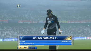 IND vs NZ 2021, 3RD T20I : Glenn Phillips Wicket