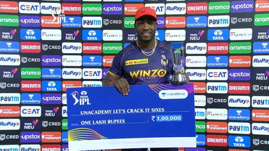 M08: KKR vs PBKS – Unacademy Let's Crack It Sixes of the Match – Andre Russell