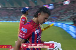 IPL 2026 M38: LSG vs KKR - Himmat Singh Wicket