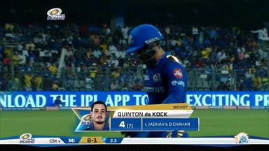 M15: MI vs CSK – Quinton de Kock Wicket