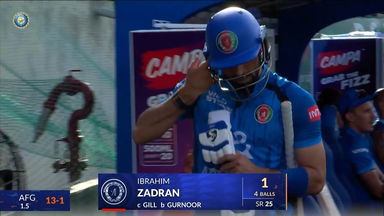 IND vs AFG 2026, 1st ODI: Ibrahim Zadran Wicket