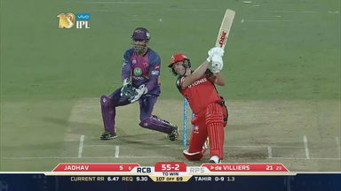 M17: RCB vs RPS – AB de Villiers Six