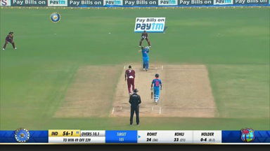 IND vs WI 2018, 5th ODI: Rohit Sharma Six
