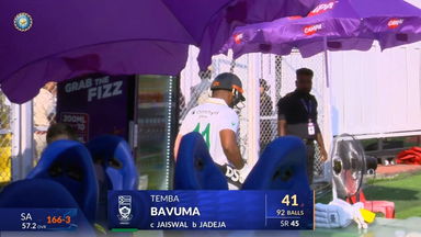 IND vs SA 2025, 2nd Test: Temba Bavuma Wicket