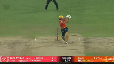 IPL 2025 M27: SRH vs PBKS - Marcus Stoinis Six