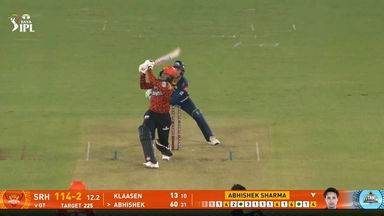 IPL 2025 M51: GT vs SRH - Abhishek Sharma Six