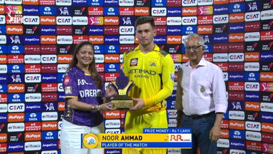 IPL 2025 M57: KKR vs CSK - Player of the Match - Noor Ahmad