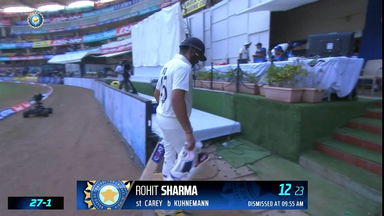 IND vs  AUS 2023, 3RD Test: Rohit Sharma Wicket