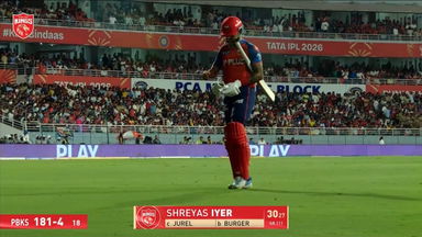 IPL 2026 M40: PBKS vs RR - Shreyas Iyer Wicket
