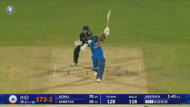 IND vs NZ 2026, 1st ODI: Shreyas Iyer Six