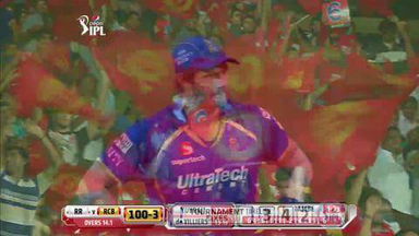 M35: RCB vs RR –  Yuvraj Singh Six