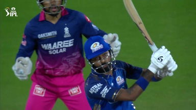IPL 2026 M13: RR vs MI - Hardik Pandya Wicket