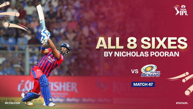 Pooran Power! All 8 Sixes by Nicholas Pooran vs MI