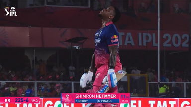 IPL 2026 M36: RR vs SRH - Shimron Hetmyer Wicket