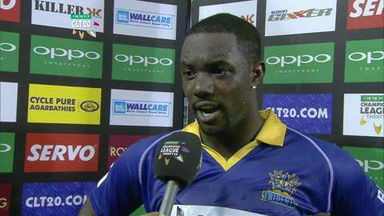 CLT20 2014 M5: KXIP vs BT  –   Interview – Raymon Reifer