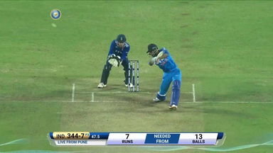 IND vs ENG 2017, 1st ODI : Hardik Pandya Six