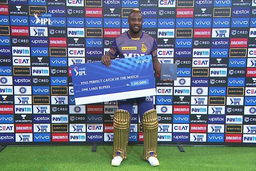 M34: MI vs KKR  – VIVO perfect catch of the match – Andre Russell