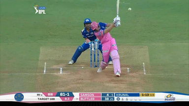 M27: MI vs RR – Jos Buttler Six