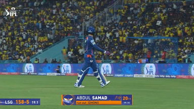 IPL 2025 M30: LSG vs CSK - Abdul Samad Wicket