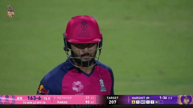 IPL 2025 M53: KKR vs RR - Shimron Hetmyer Wicket