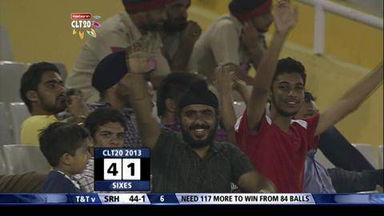 M7: T&T vs SRH –  Shikhar Dhawan Six