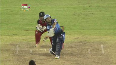 M16: TTN vs T&T –  Farhaan Behardien c Lewis b Narine