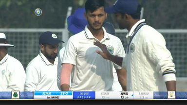 Ranji Trophy 2019-20: Haryana vs Assam - Fall of wickets, Assam 1st Innings