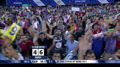 M5: KXIP vs BT –  Virender Sehwag Six