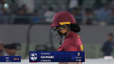 IND-W vs WI-W 2024, 1st ODI: Shabika Gajnabi Wicket