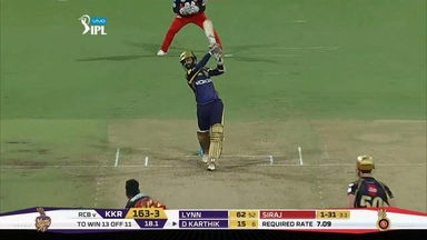M29: RCB vs KKR – Dinesh Karthik Six