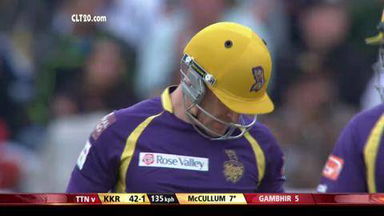 M16: KKR vs TTN – Brendon McCullum six