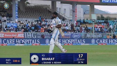 IND vs ENG 2024, 2ND Test: Srikar Bharat Wicket