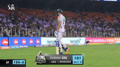 M62: GT vs SRH – Shubman Gill Wicket