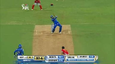 M7: MI vs KXIP – Harbhajan Singh Six