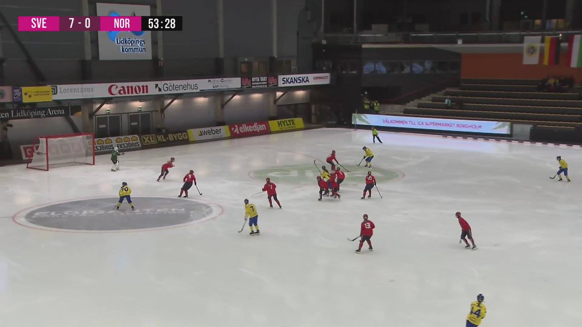 Highlights:  Sverige - Norge(damer)