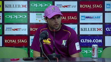 CLT20 2014 M3: COB vs NK  –   Press Conference – Daniel Flynn